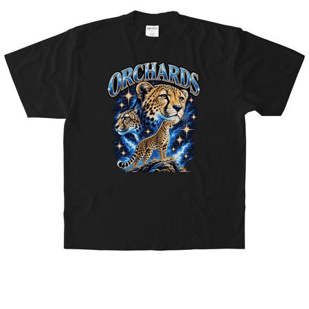 Epic Cheetah, a Black Heavyweight Garment Dye Tee