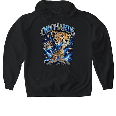 Epic Cheetah, a Black Gildan Softstyle Pullover Hoodie