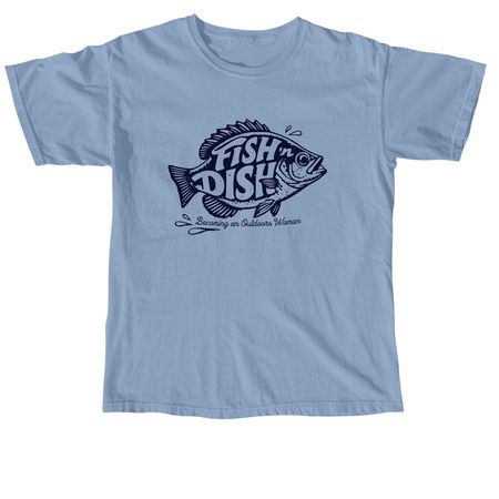Fish n Dish 2026, a Washed Denim Comfort Colors Unisex Tee
