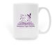 Enchanted Pages Logo, a White Large Coffee Mug