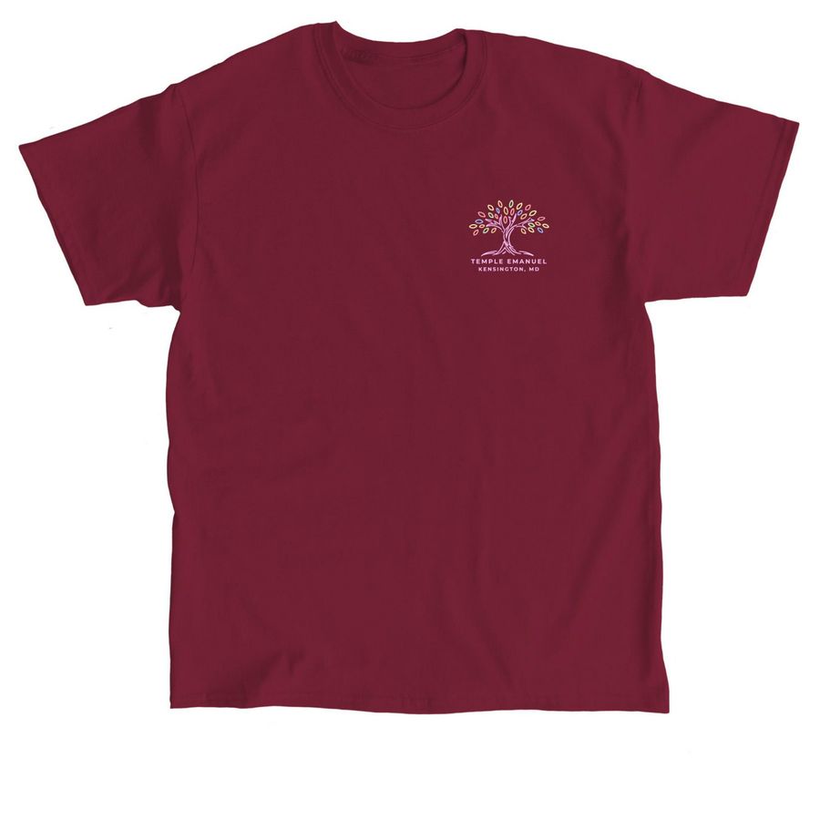 Temple Emanuel - PRIDE Shirt, a Cardinal Red Classic Unisex Tee