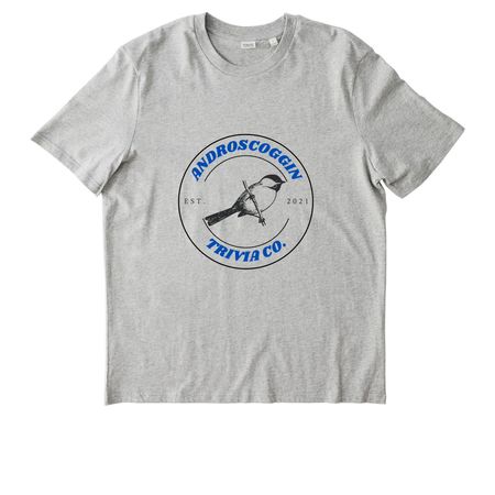 Androscoggin Trivia Co. Shirts, a Cool Heather Grey Stanley/Stella Unisex Creator 2.0 Tee