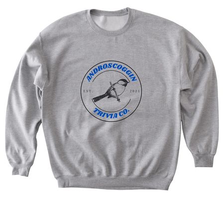 Androscoggin Trivia Co. Shirts, a Sport Grey Softstyle Crewneck Sweatshirt