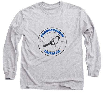 Androscoggin Trivia Co. Shirts, a Sport Grey Classic Long Sleeve Tee