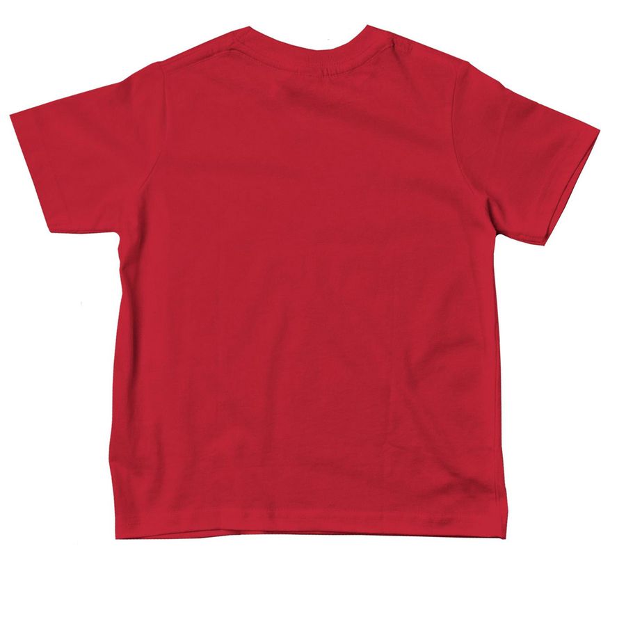 Toddler Tee - Beautiful Day, a Red Toddler Tee (back-view)