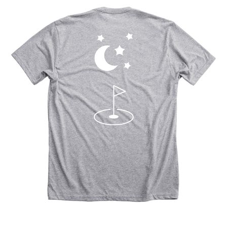 Twilight, a Athletic Heather Premium Unisex Tee (back-view)