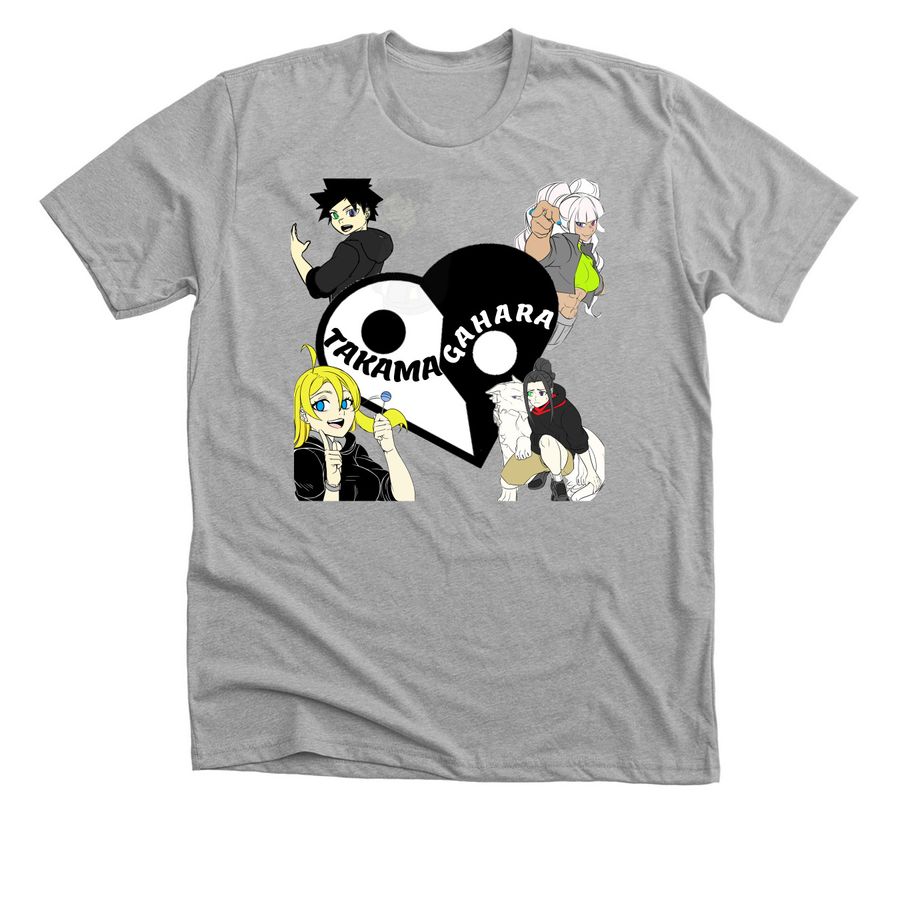 Hearts Vs. Angels, a Athletic Heather Premium Unisex Tee