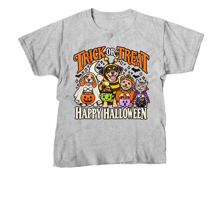 Halloween Shirts, a Sport Grey Youth Unisex Tee