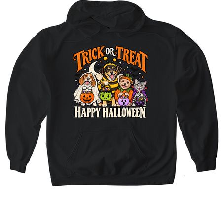 Halloween Shirts, a Black Gildan Softstyle Pullover Hoodie