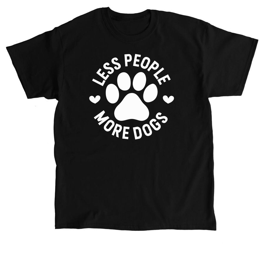 Less People&nbsp;, a Black Classic Unisex Tee