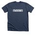 T-Shirts in Blue or Olive & White, a Heather Navy Premium Unisex Tee
