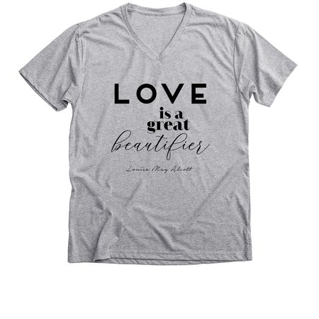 Love is..., a Athletic Heather Premium V-Neck Tee