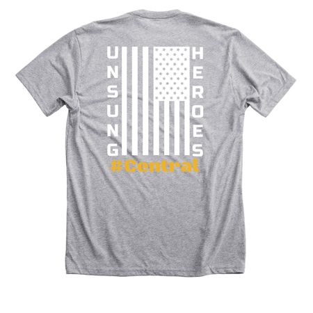 Central The Unsung Heroes, a Athletic Heather Premium Unisex Tee