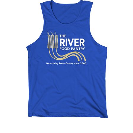 The River Logo - Apparel, a True Royal Premium Cotton Tank