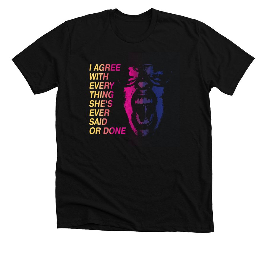 Gren Bee Apologist Shirt, a Solid Black Blend Premium Unisex Tee