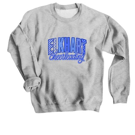 Elkhart Cheerleading&nbsp;, a Sport Grey Crewneck Sweatshirt