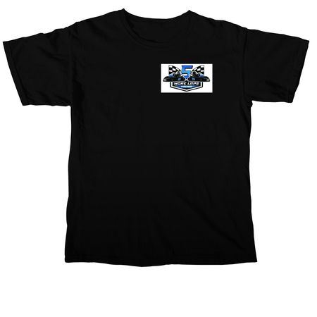 Fuel the Finish ? 5 More Laps Racing, a Black Comfort Colors Unisex Tee