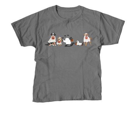 Howl-O-Ween, a Charcoal Youth Unisex Tee