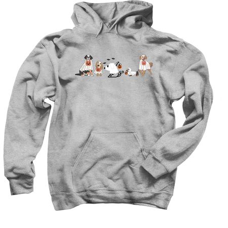 Howl-O-Ween, a Sport Grey Pullover Hoodie