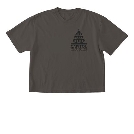 Capitol choices t-shirt, a Pepper Comfort Colors Boxy Tee