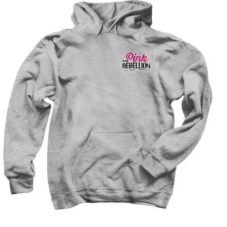 Pink Rebellion Hoodie, a Sport Grey Pullover Hoodie