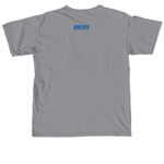 Established 1967 - Blue, a Granite Comfort Colors Unisex Tee (back-view)