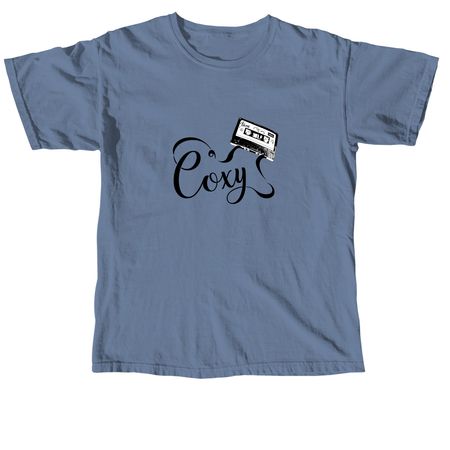 Coxy cassette design&nbsp;, a Blue Jean Comfort Colors Unisex Tee