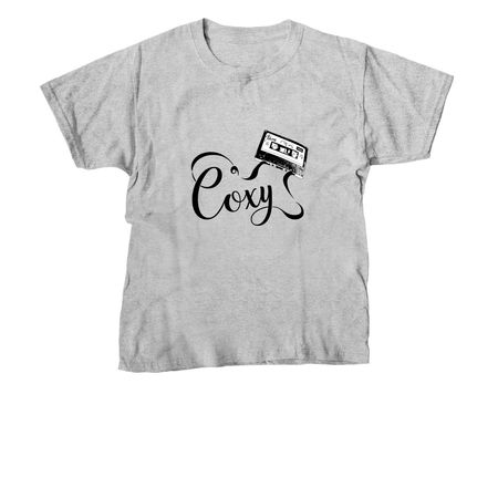 Coxy cassette design&nbsp;, a Sport Grey Youth Unisex Tee