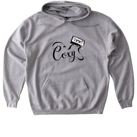 Coxy cassette design&nbsp;, a Sport Grey Gildan Softstyle Pullover Hoodie