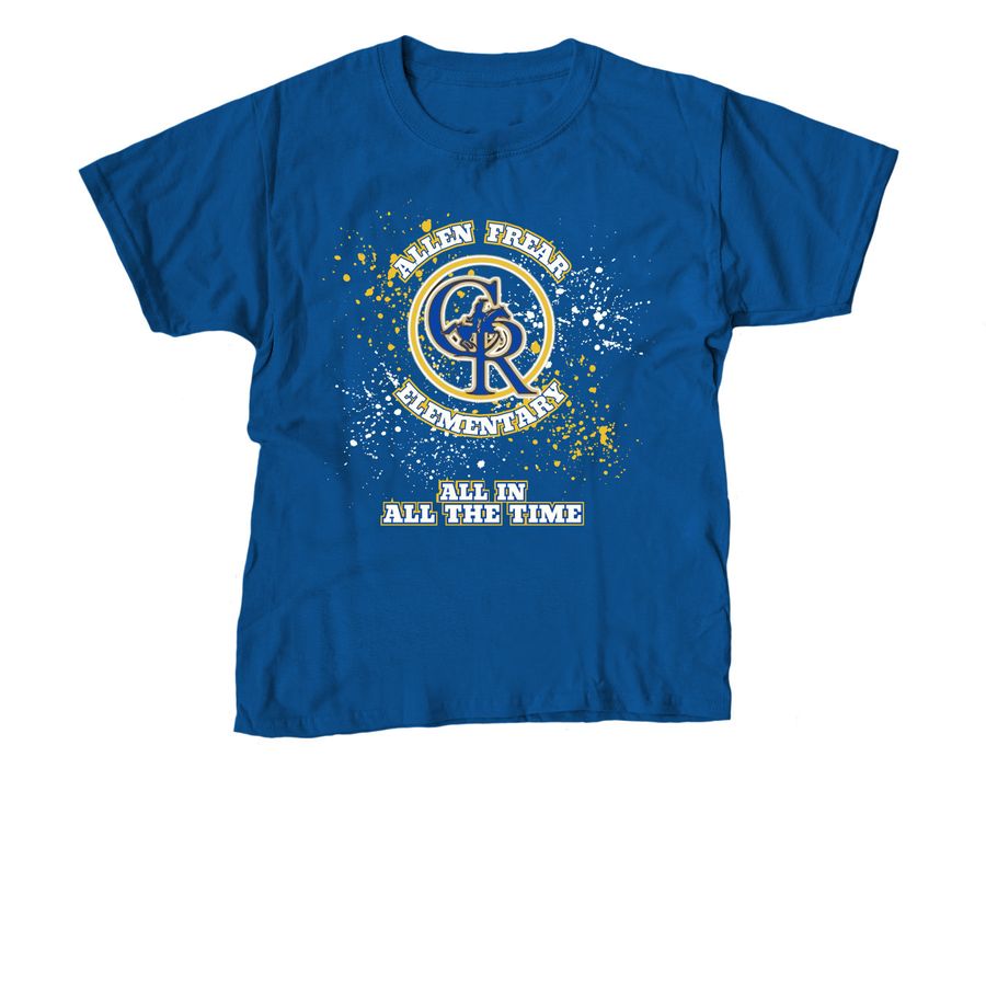AFE ALL IN BLUE Shirt, a Royal Blue Youth Unisex Tee