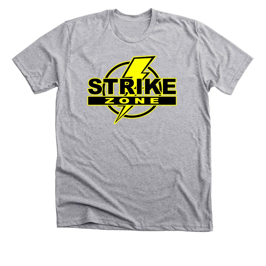 Strike Zone, a Athletic Heather Premium Unisex Tee
