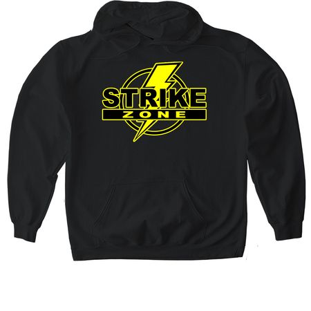 Strike Zone, a Black Gildan Softstyle Pullover Hoodie