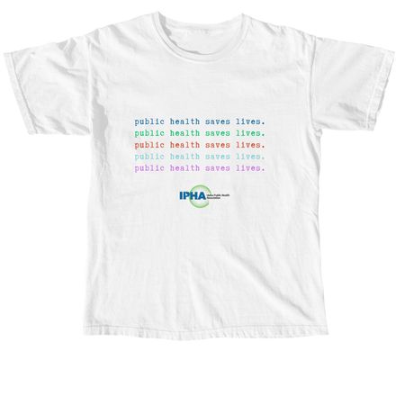 IPHA-PH saves lives, a White Comfort Colors Unisex Tee