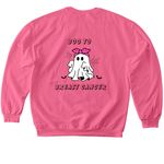 Breast Cancer shirt, a Pink Lemonade Softstyle Crewneck Sweatshirt (back-view)