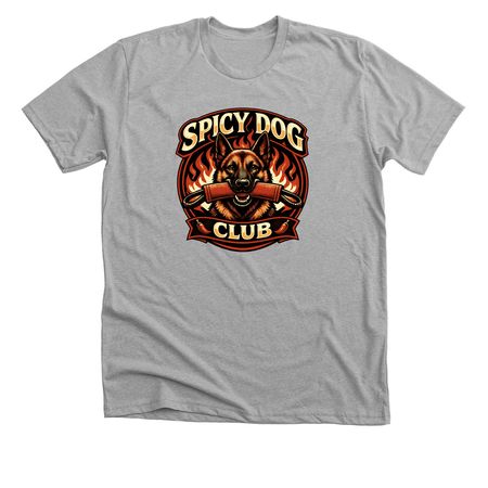 AlignedK9: Spicy Dogs Club, a Athletic Heather Premium Unisex Tee