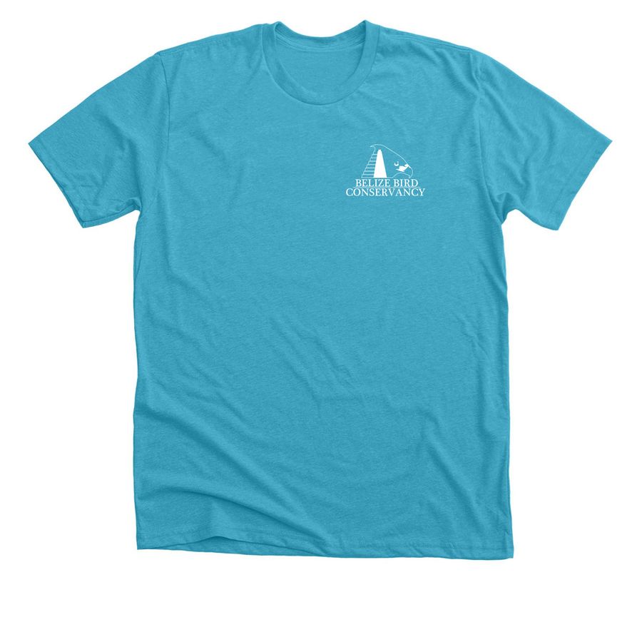 Belize Hawk Watch 2026, a Heather Aqua Premium Unisex Tee