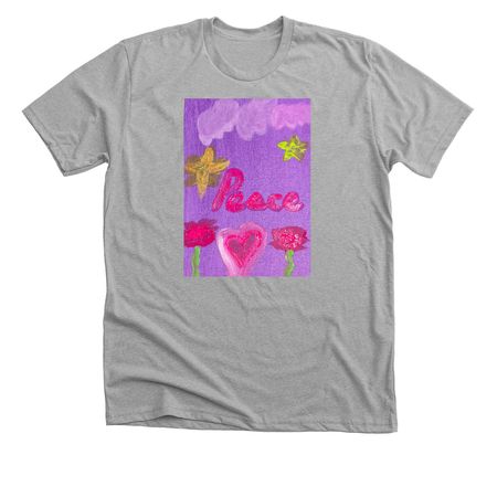K?lei?s Peace t-shirt, a Athletic Heather Premium Unisex Tee