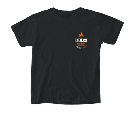 Catalyst ? More Than a Studio, a Black Comfort Colors Youth Tee