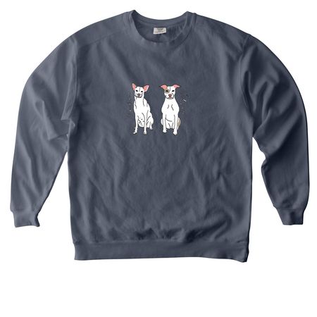 PM NEW Hoodies!??, a Denim Comfort Colors Crewneck Sweatshirt