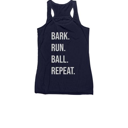 The Flyball Manifesto, a Navy Women's Racerback