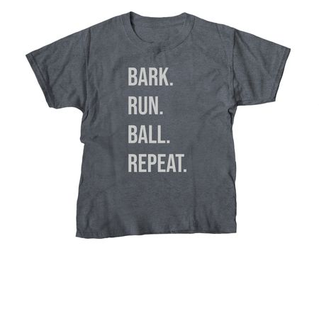 The Flyball Manifesto, a Dark Heather Youth Unisex Tee