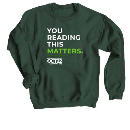 Phelan-McDermid Syndrome Awareness Day 2026, a Forest Crewneck Sweatshirt