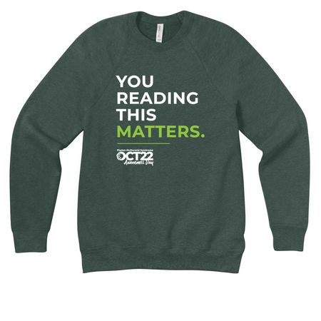 Phelan-McDermid Syndrome Awareness Day 2026, a Heather Forest Premium Raglan Crewneck Sweatshirt