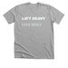 Lift heavy-Live holy, a Athletic Heather Premium Unisex Tee