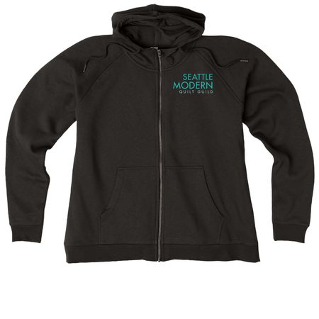 "In with the Rain" Logo Shirt, a Deep Black Allmade Women?s Organic CVC Zip-Up Hoodie