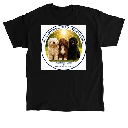 2026 T-shirts & Sweatshirts (design on front), a Black Classic Unisex Tee
