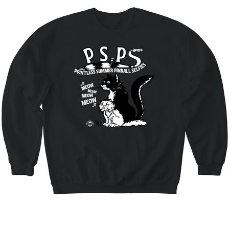 PSPS 2026 League Shirts, a Black Softstyle Crewneck Sweatshirt