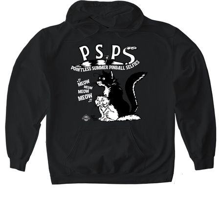 PSPS 2026 League Shirts, a Black Gildan Softstyle Pullover Hoodie