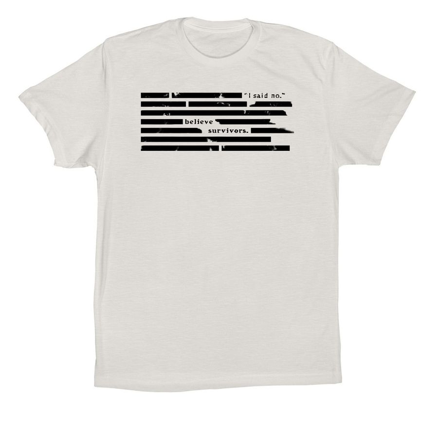 I said no., a Vintage White Premium Cotton Tee
