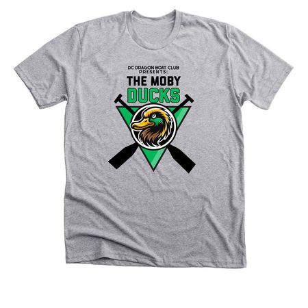 The Moby Ducks, a Athletic Heather Premium Unisex Tee
